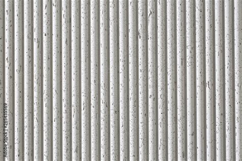 Old white ribbed concrete wall texture background. Horizontal picture. Stock Photo | Adobe Stock