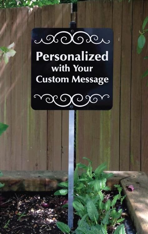 Custom Garden Signs Toronto - Garden Racks