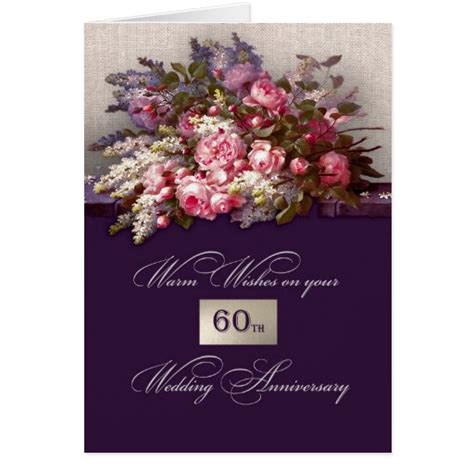 60th Wedding Anniversary Greeting Cards | Zazzle