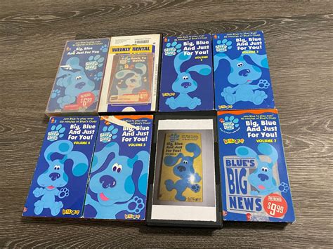 Blue’s Clues Blockbuster Exclusive Kidmongous VHS Tapes (1998-2002 ...