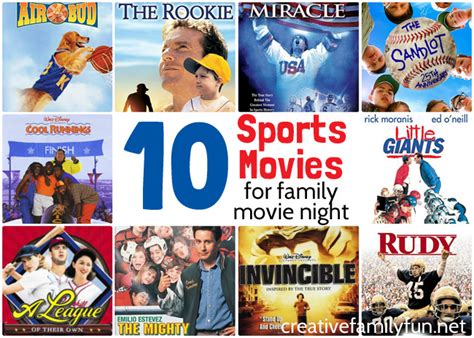 Top 10 Sports Movies for Families - Creative Family Fun