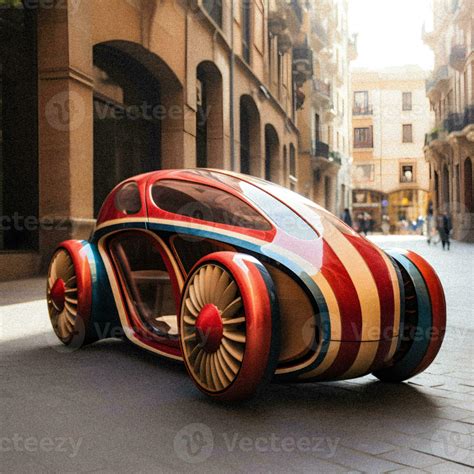 Futuristic Electric Car The Intersection of Design and AI 32164482 ...