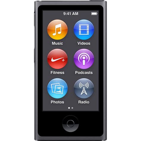 Refurbished Apple iPod nano (7th Gen - 2015) 16GB - Space Gray | Back ...