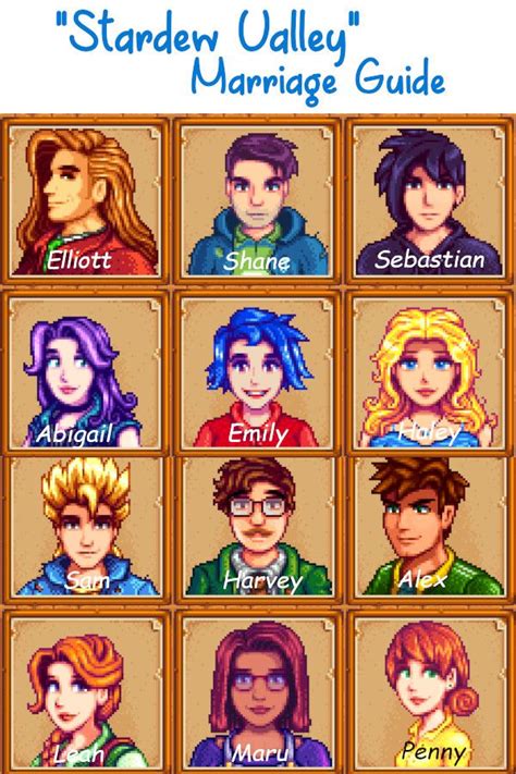 "Stardew Valley" Marriage Guide | Stardew valley, Stardew valley tips, Valley