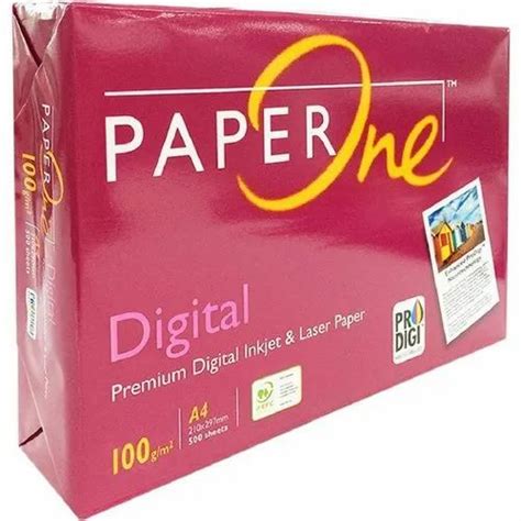 100gsm Paper One A4 Size Paper, Packaging Size: 500 Sheets per pack ...