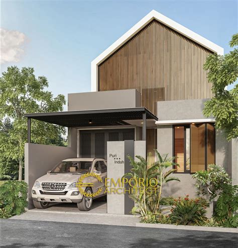 Desain Rumah Modern Scandinavian 1 Lantai Type 86 di Bintaro, Tangerang Selatan, Banten