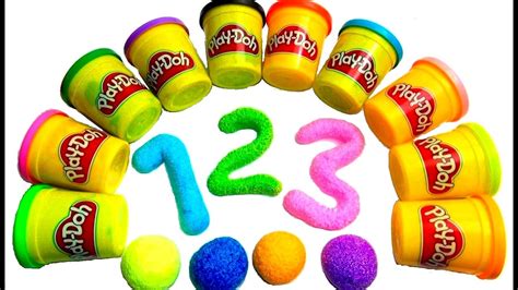 Learn To Count with PLAY-DOH Numbers! make Numbers 1-10 & Learn Colors with Play Doh - 123 ...