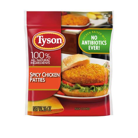 Tyson Spicy Chicken Patties