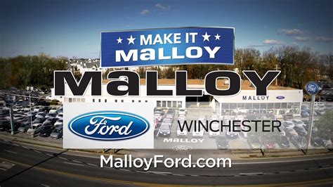 Malloy Ford of Winchester Service Center - YouTube