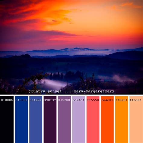 country sunset ... mary-margaretmarx #color #colors #colour #colours # ...