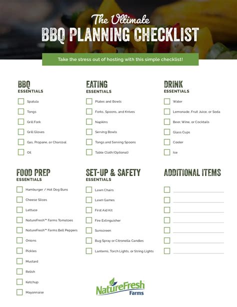 14 Party-ready BBQ Checklists - Kitty Baby Love