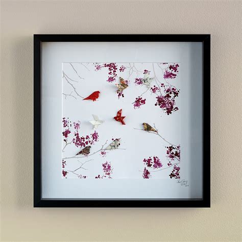 Cherry Blossom Origami Art | Japanese Art, Nature Art | UncommonGoods