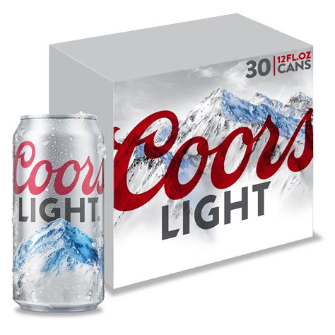 Coors Light Beer, American Light Lager, 30 Pack Beer, 12 fl. oz. Cans - Walmart.com