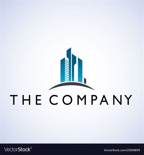 Building logo ideas design Royalty Free Vector Image