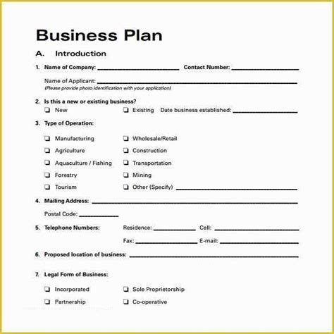 Free Business Proposal Template Of 30 Sample Business Plans and ...