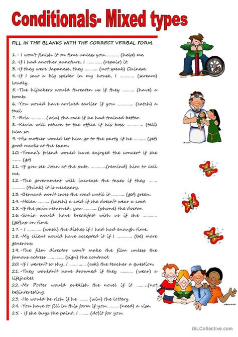 Conditional Sentences Mixed Types Esl Worksheet By Tarkeena | Hot Sex ...