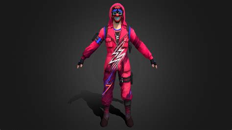 NEON CRIMINAL BUNDLE FREE FIRE 3D MODEL BY FFXN - Download Free 3D ...