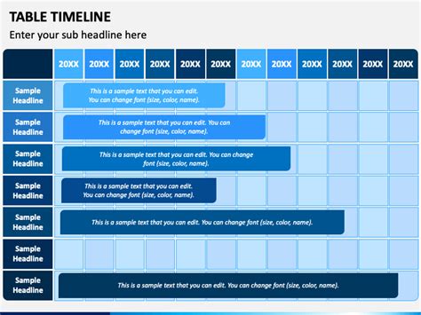 Table Timeline PowerPoint and Google Slides Template - PPT Slides