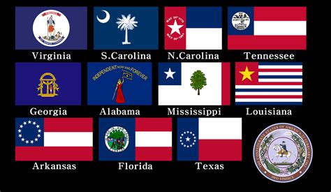 The flags of the Confederate States during the civil war : r/vexillology