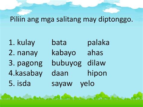 Diptonggo filipino