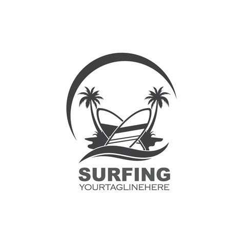 surfing icon logo vector illustration 19608088 Vector Art at Vecteezy