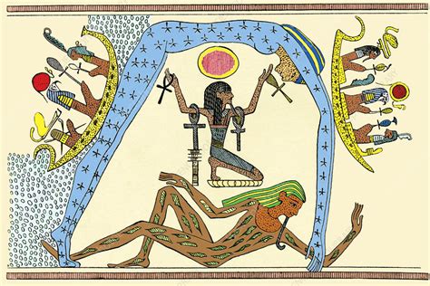 Egyptian creation myth - Stock Image - M775/0062 - Science Photo Library