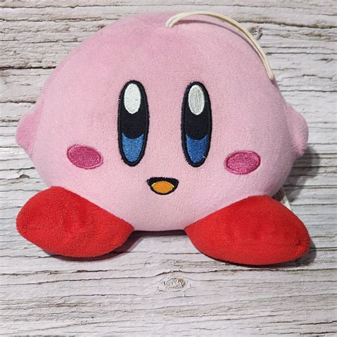 Vintage Banpresto Kirby Plush Character Soft Toy Nintendo Pink 10 Inch ...