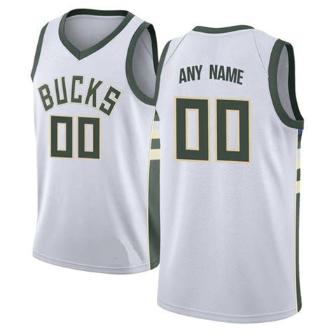 Milwaukee Bucks Style Customizable Basketball Jersey – Best Sports Jerseys