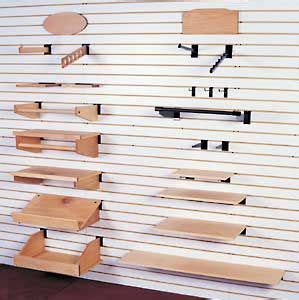 Slat Board Shelves