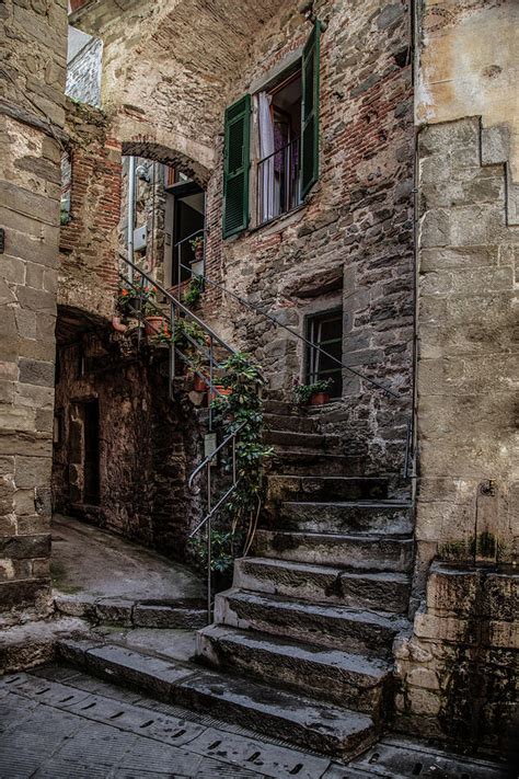 Streets of Manarola Photograph by Jaroslaw Blaminsky - Fine Art America