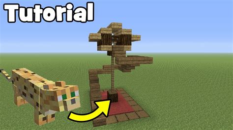 Minecraft Tutorial: How To Make A Cat house - YouTube