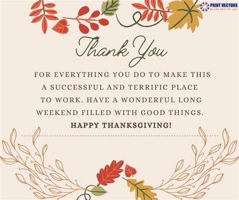 Print Vectors on Instagram: “👉THANKSGIVING MESSAGES FOR COLLEAGUES AND BOSS AT WORK PLACE 😘Than ...