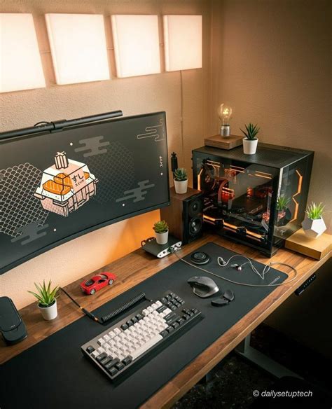 PC Setup | Home office setup, Home studio setup, Gaming desk setup