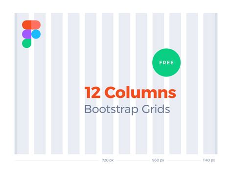 12 Columns Bootstrap Grids - Free Figma Resource | Figma Elements