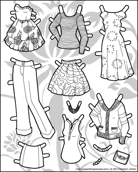 Paper Dolls Printables With Clothes