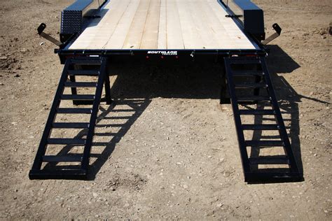 18′ Tandem Axle Equipment Trailer – Fold Up Ramps | Southland Trailers