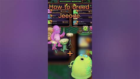 How to breed Jeeode #mysingingmonsters - YouTube