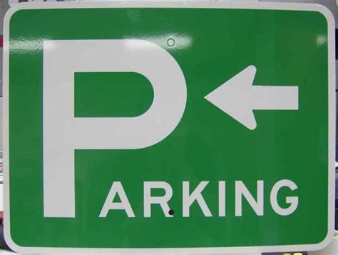 Custom Parking Lot & Traffic Control Signs