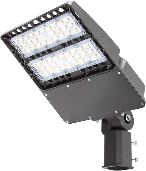 LED Parking Lot Lights, KUKUPPO 150W Pole Mounted Shoebox Lights Fixture Outdoor Commercial ...