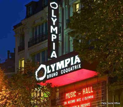 Olympia music hall. Paris Tourist Office, Visions Of Johanna, She ...