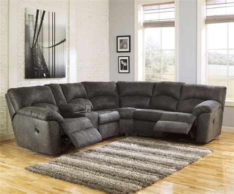 Tambo Pewter 2Pc. Reclining Sectional | Louisville Overstock Warehouse ...