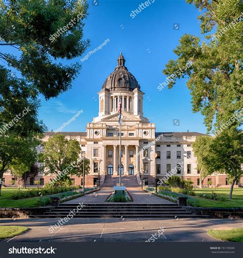 South Dakota State Capitol Building In Pierre, South Dakota Stock Photo ...