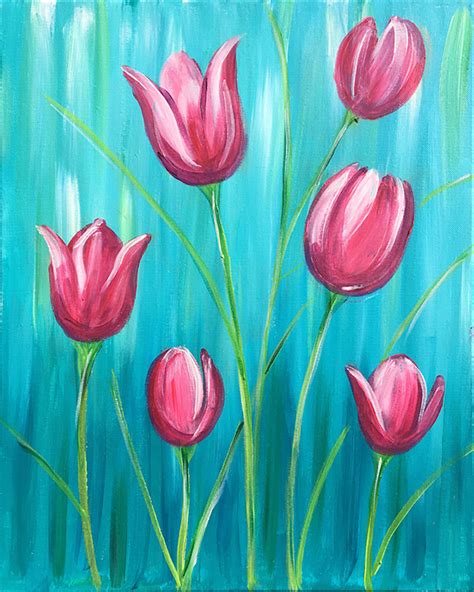 "Tulips" Painting Party with The Paint Sesh