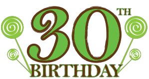 30th birthday images clip art 20 free Cliparts | Download images on ...