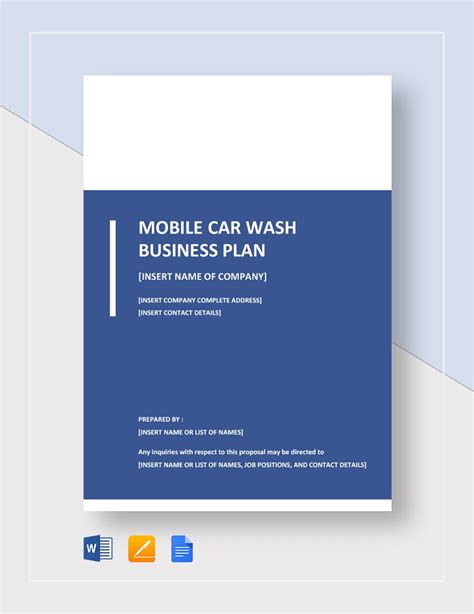 Car Rental Business Plan Template - Google Docs, Word, Apple Pages | Template.net