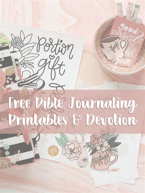 PitterAndGlink: Free Bible Journaling Printables & Devo