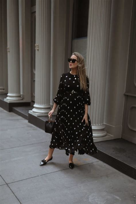 black-white-dot-dress4 - MEMORANDUM | NYC Fashion & Lifestyle Blog for the Working Girl