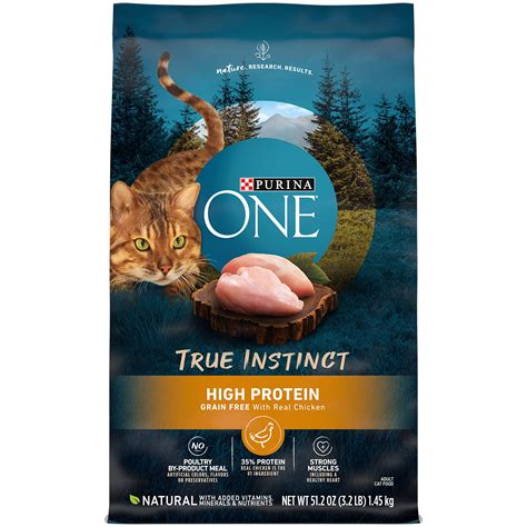 Buy Purina ONE Natural, High Protein, Grain Free Dry Cat Food, True ...