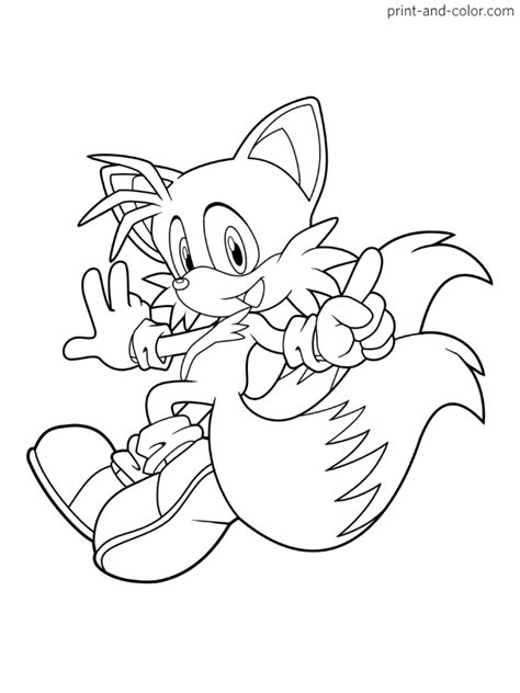 Sonic the hedgehog coloring pages | Print and Color.com | Cartoon coloring pages, Coloring pages ...