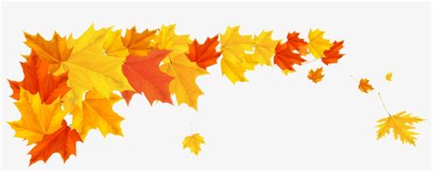 Autumn Leaves Border Png Transparent PNG - 3245x1449 - Free Download on ...